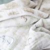 Couverture en coton essentials harmony folk forest (60 x 60 cm)  par aden + anais