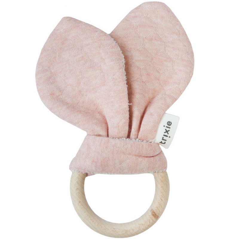Anneau de dentition en bois Blush Rose Trixie