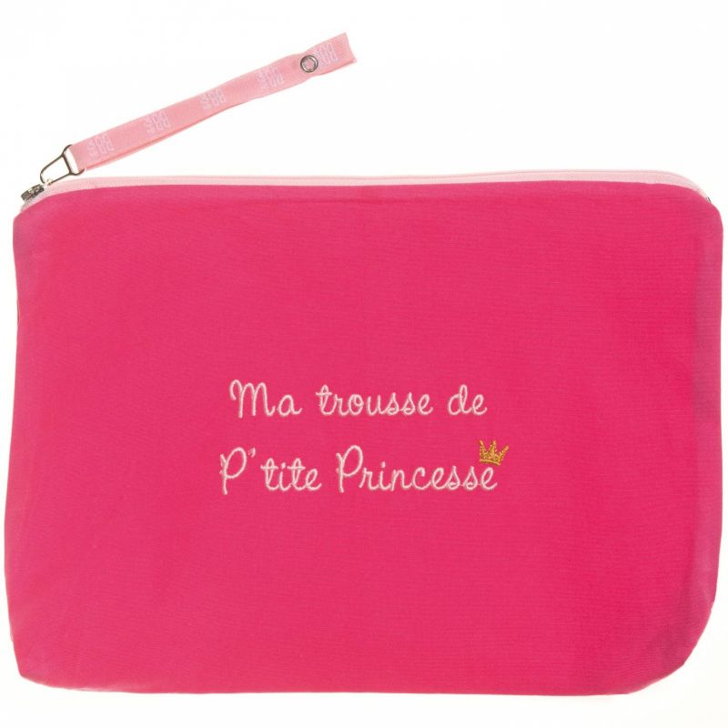 Pochette bébé brodée Ma trousse de p’tite princesse  BB & Co