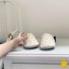 Chaussons en coton et cuir Les poussins (6-12 mois)  par Maison Petit Jour