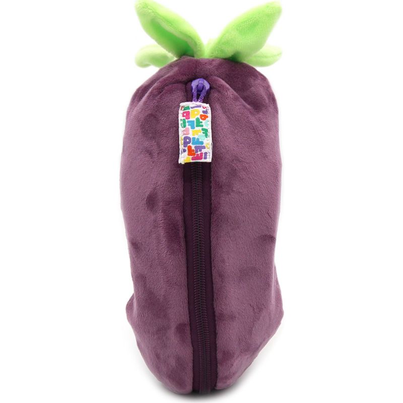 Peluche Les Flipetz Velvet l'éléphant-aubergine Les Déglingos Produit 4