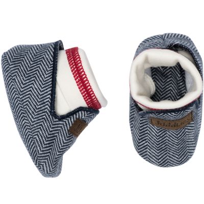 Chaussons Cottage bleu (0-3 mois) Juddlies