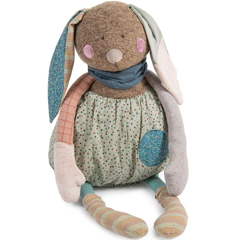Peluche géante lapin Les jolis trop beaux (82 cm) Moulin Roty