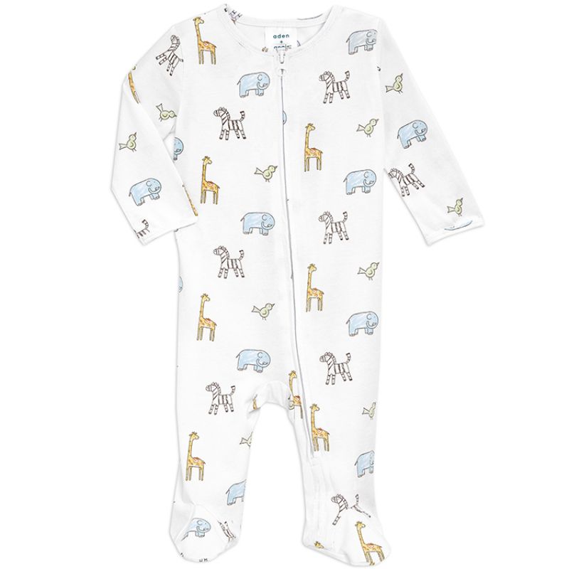 Grenouillère en coton maille confort Jungle jam (3-6 mois) aden + anais