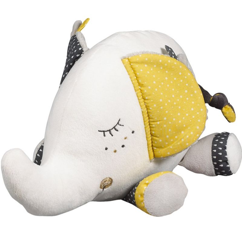 Peluche Babyfan éléphant (27 cm) Sauthon