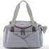 Sac à langer Sydney II Play Print gris et corail - Béaba