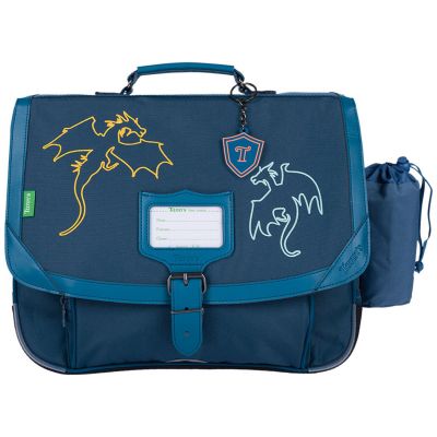 Cartable primaire Les Fantaisies Merlin Bleu (38 cm)