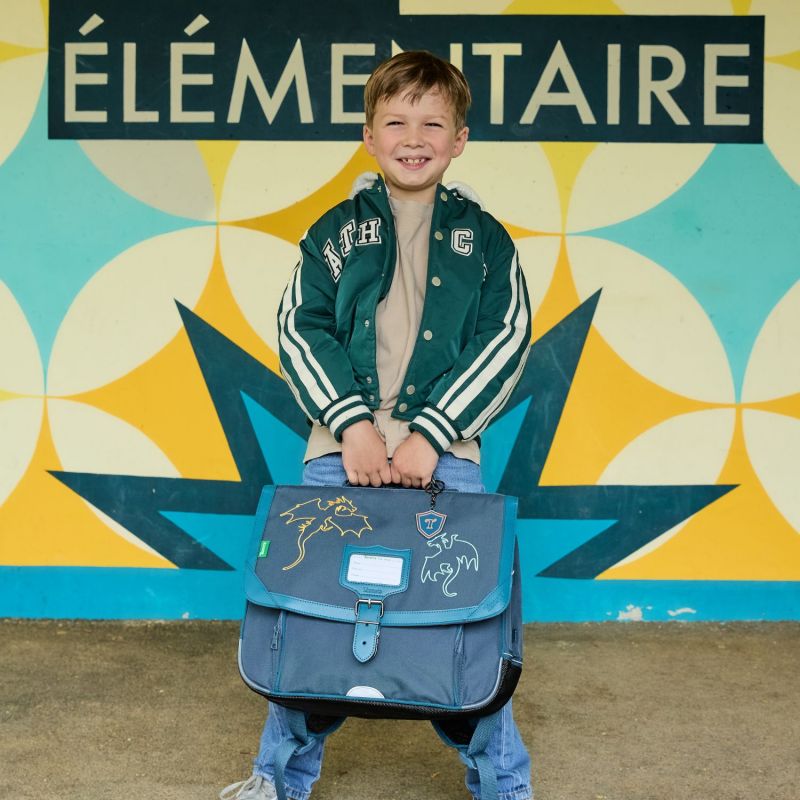 Cartable Les Fantaisies Merlin Bleu (38 cm) Tann's Ambiance 2