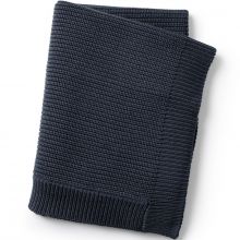 Couverture en coton et laine tricotée Juniper Blue (75 x 100 cm)  par Elodie Details