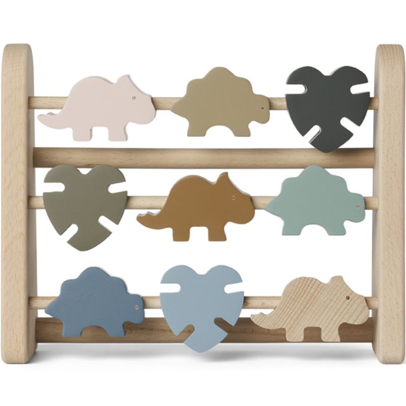 Boulier abaque Astrid Dino multi mix Liewood