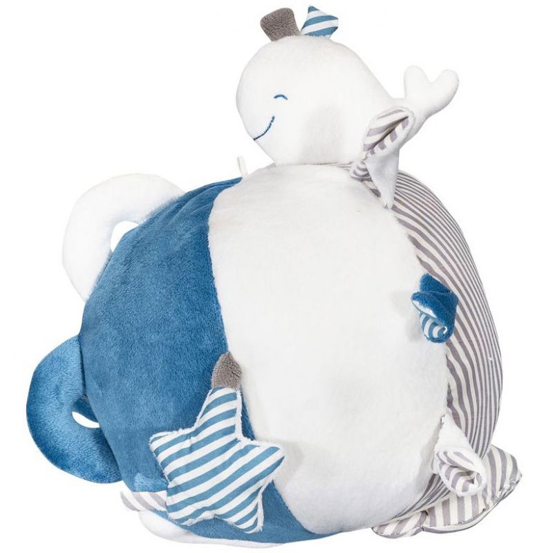 Balle d'activités Blue baleine Sauthon
