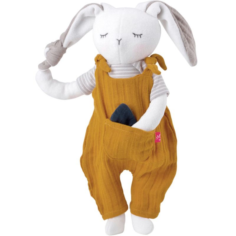 Peluche Lapin jaune (50 cm) Kikadu