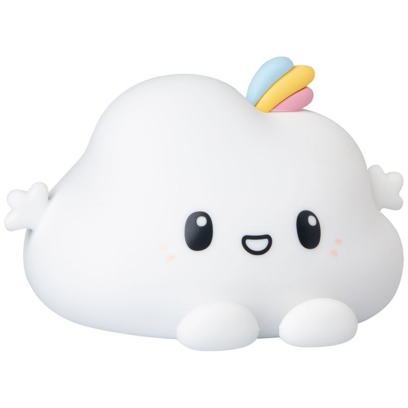 Veilleuse tactile en silicone Nuage Noa avec télécommande Little L Produit 1