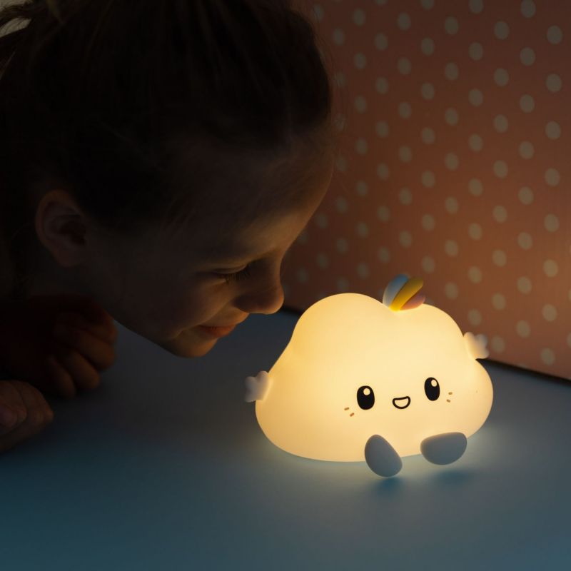Veilleuse tactile en silicone Nuage Noa avec télécommande Little L Ambiance 8