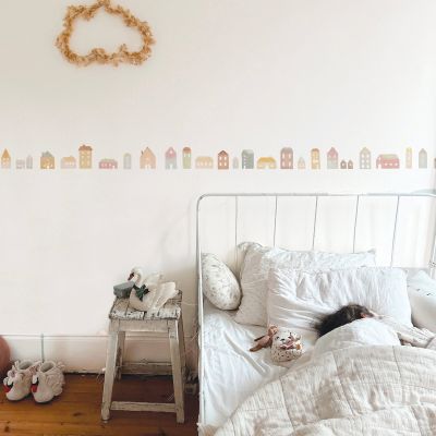 Sticker frise murale Petites Maisons  par Mimi'lou