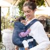 Porte bébé Flip 4 en 1 Navy Floral Infantino Ambiance 8