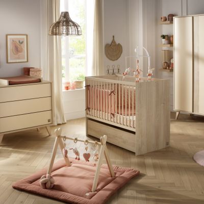 Lit bébé transformable Mélinée (60 x 120 cm)