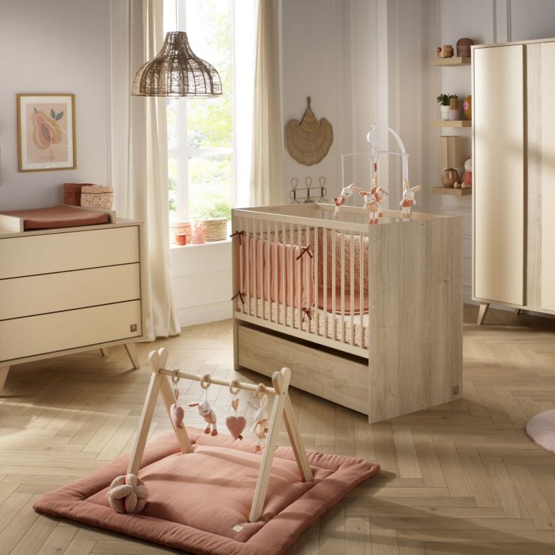 Lit bébé transformable Mélinée (60 x 120 cm) Sauthon mobilier Ambiance 2