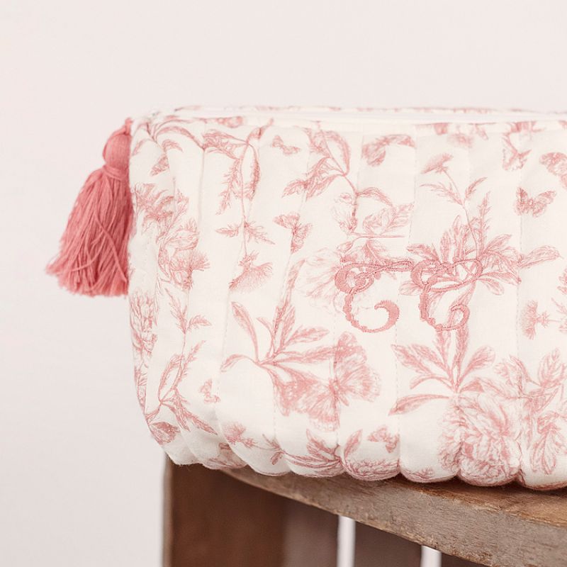 Trousse de toilette Toile de Jouy Tartine et Chocolat Ambiance 4