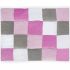 Tapis de jeu patchwork rose et gris (100 x 140 cm) - Jollein Tapis de jeu patchwork rose et gris (100 x 140 cm) - Jollein