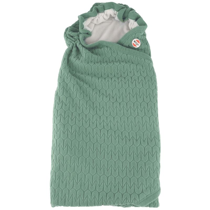 Couverture d'emmaillotage Wrapper Empire verte (115 x 115 cm) Lodger
