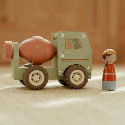 Camion toupie en bois