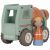 Variation Vert d'eau, marron du produit Camion toupie en bois de la marque Little Dutch