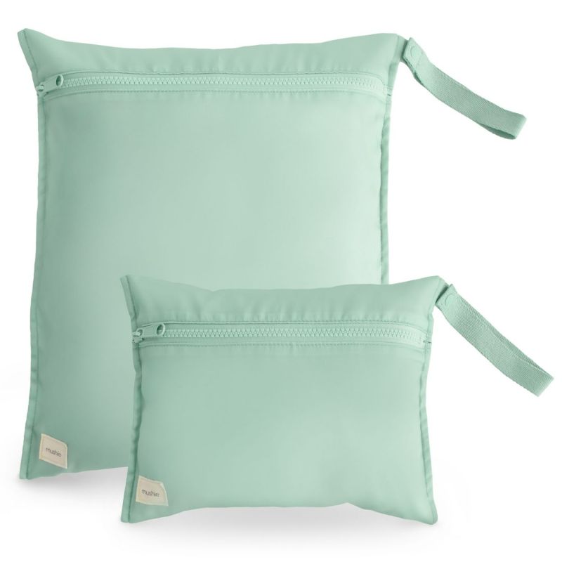 Lot de 2 sacs étanches pour vêtements mouillés Roman Green Mushie Produit 1