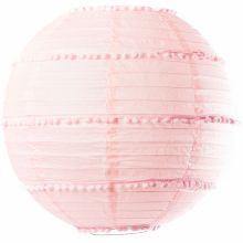 Boule japonaise pompons rose  par Arty Fêtes Factory