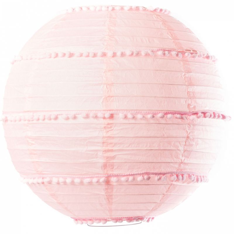 Boule japonaise pompons rose Arty Fêtes Factory