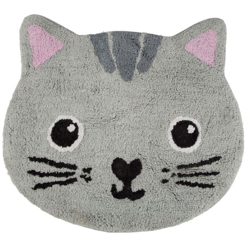 Tapis Kawaii Friends Nori le chat (29 x 60 cm) sass & belle