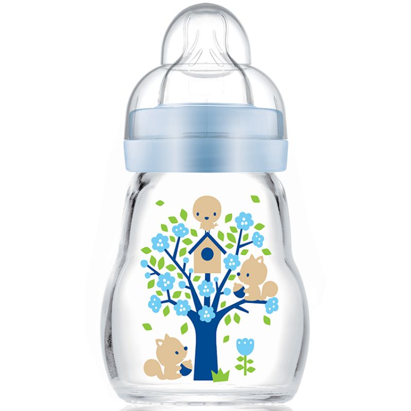 Biberon verre - débit 1 lent (170 ml) MAM