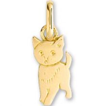 Pendentif Chat (or jaune 375°)  par Lucas Lucor