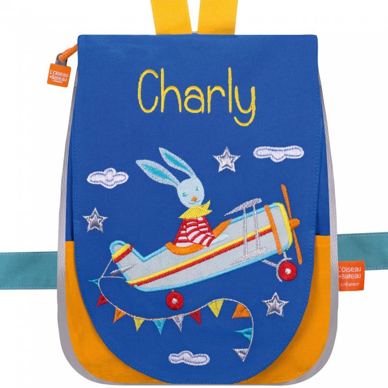 Sac à dos Lapin voltige (personnalisable) L'oiseau bateau