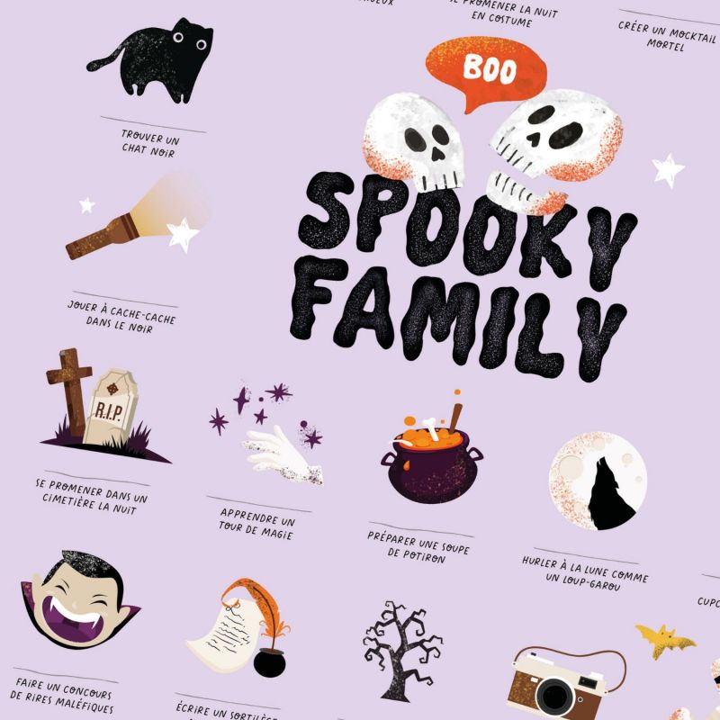 Affiche Halloween (21x29,7 cm) Les Petites Dates Produit 2