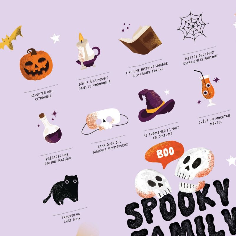 Affiche Halloween (21x29,7 cm) Les Petites Dates Produit 3