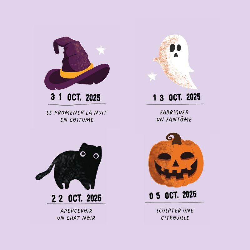 Affiche Halloween (21x29,7 cm) Les Petites Dates Produit 4