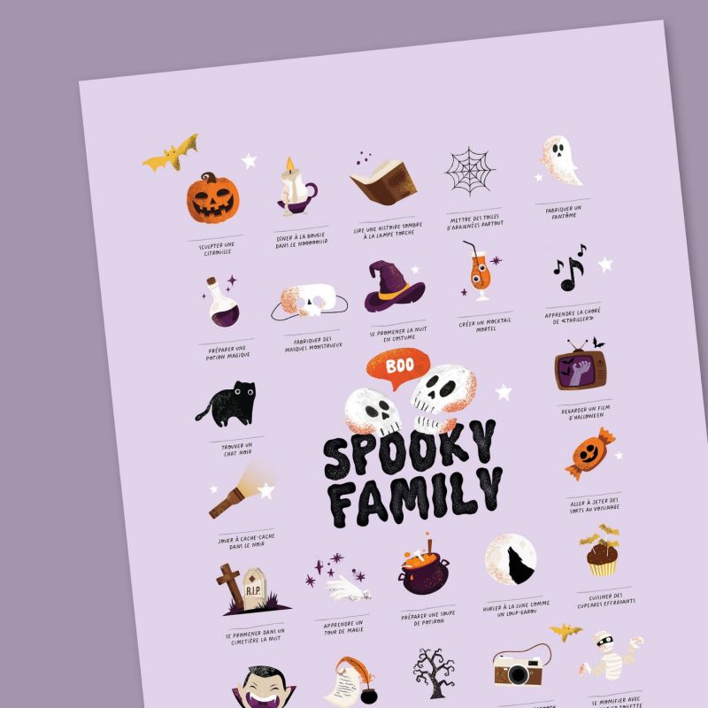 Affiche Halloween (21x29,7 cm) Les Petites Dates Produit 5