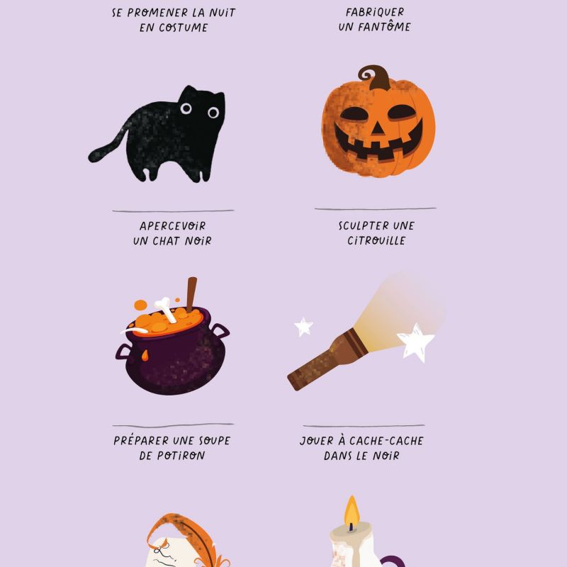 Affiche Halloween (21x29,7 cm) Les Petites Dates Produit 6