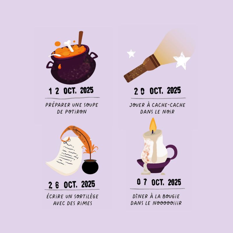 Affiche Halloween (21x29,7 cm) Les Petites Dates Produit 7