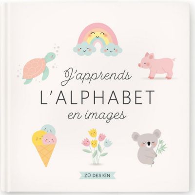 Livre éducatif J'apprends l'alphabet en images  par Zü