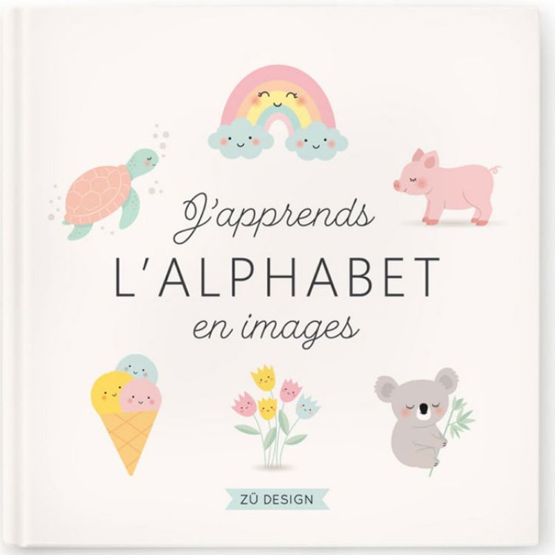 Livre éducatif J'apprends l'alphabet en images Zü