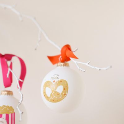 Boule de Noël Bretzel Noël Gourmand