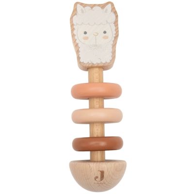 Hochet en bois Alpaca Paco Jollein