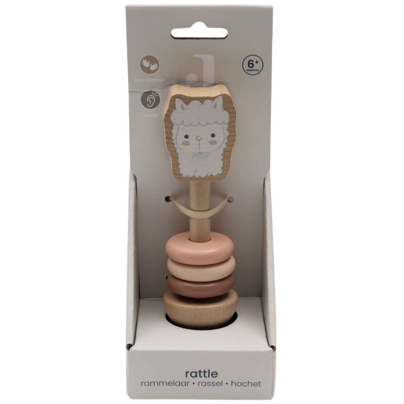 Hochet en bois Alpaca Paco Jollein Packaging 4