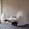 Fauteuil pivotant et inclinable Taupe Quax Ambiance 2