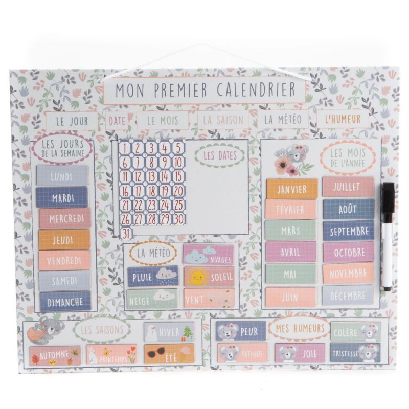 Calendrier éducatif magnétique koala Amadeus Les Petits Produit 1 grande taille