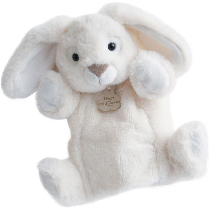 Doudou marionnette Lapin Histoire d'Ours