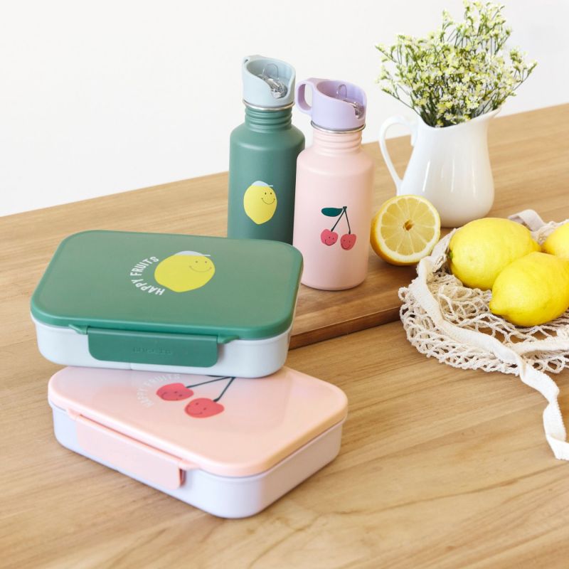 Boîte à gouter Bento Happy Fruits Cerise Lässig Ambiance 8