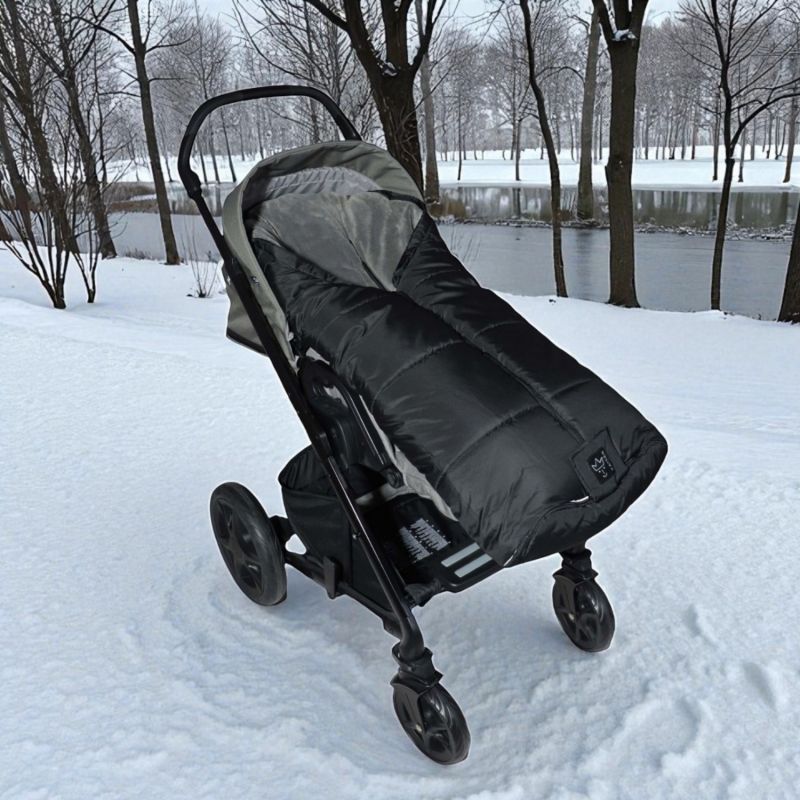 Chancelière thermique pour poussette SANDY noir et gris Kaiser Ambiance 2